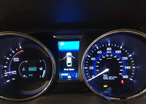 2013 Hyundai Sonata Hybrid z USA, uszkodzony, nr VIN KMHEC4A42DA099423
